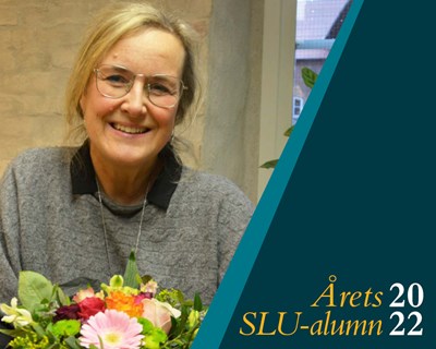 Annika Bergman, Årets SLU-alumn 2022. Foto: Elin Lundgren