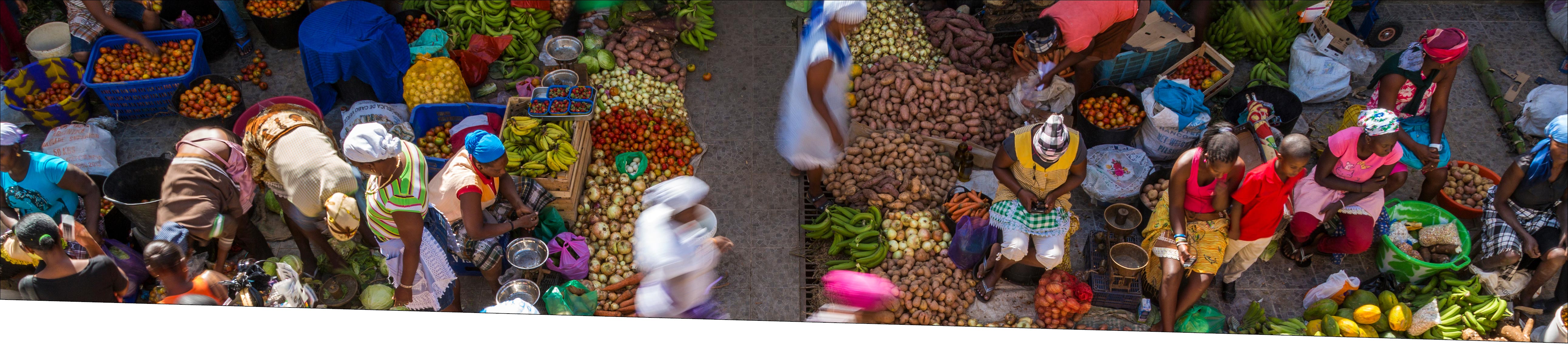 African vegetable market, Assomada, Santiago Island, Cape Verde Photo: Peter Adams / Getty Images 