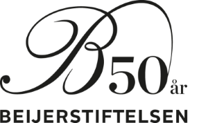 Logotype Beijerstiftelen 50 år