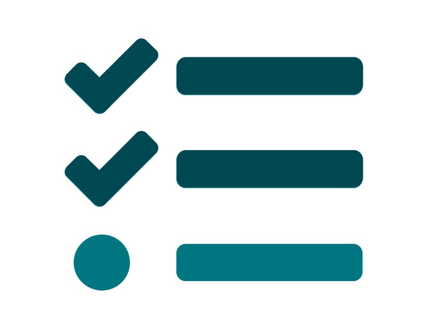 Illustation of check boxes.