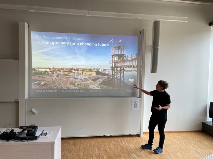 Keynote speaker Sofia Eskilsdotter