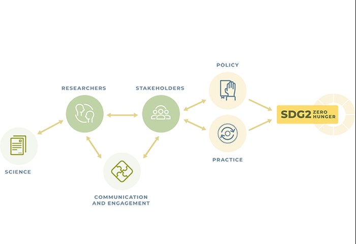 A mapping of the AgriFoSe2030 project, illustration.