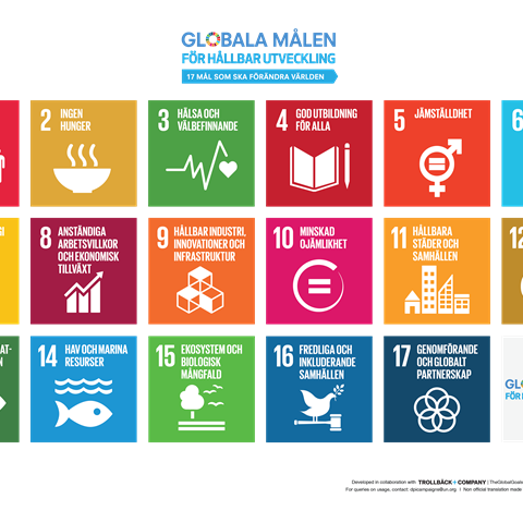 SLU contributes to Agenda 2030 for sustainable development | Externwebben