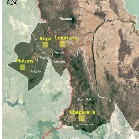 Four field sites