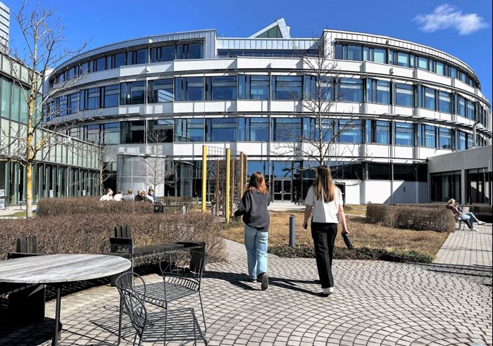 Innergården på VHC i Uppsala