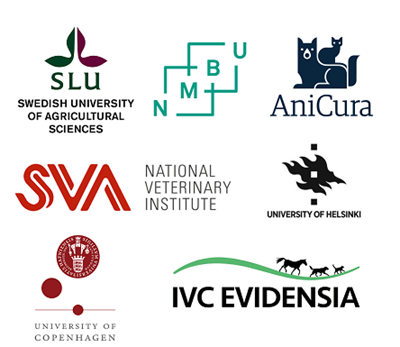Logotyper för organisationer i Carenets styrgrupp
