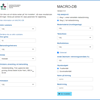 Screen shot av MACRO-DB 5.0