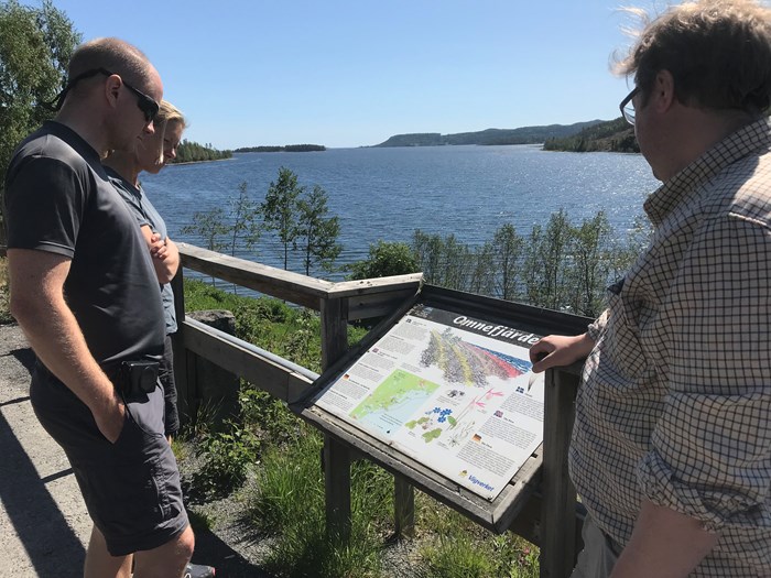 Skylt i Skuleskogen.
