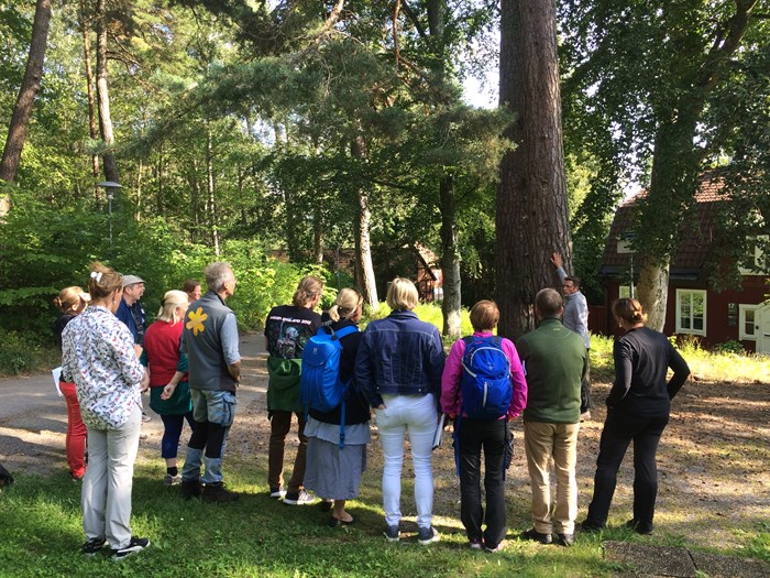 Guidekursen Ceritified Interpretive Guide på SLU Campus Ultuna 2019. Foto: Anders Arnell, CNV