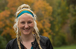 Jenny Carlsson, Emåns ekomuseum, vinnare i tävlingen Sveriges mest inspirerande naturvägledning. Foto: Erik Hansson
