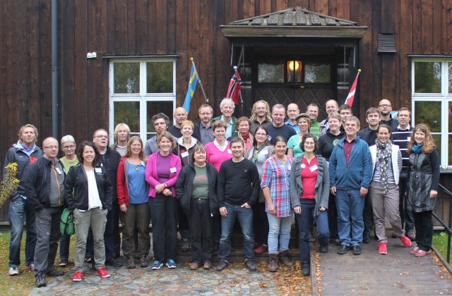 Deltagarna på nordisk workshop 120917-19