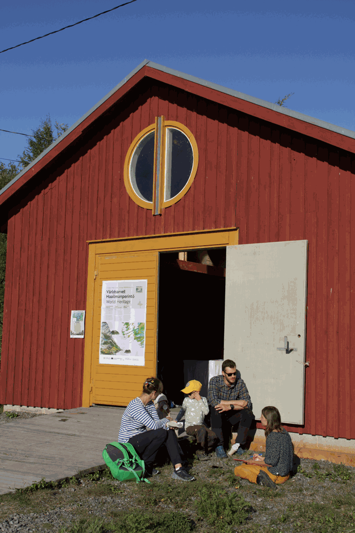 Intervju med testbesökare efter att de tagit del av tilltänkt naturvägledning i Kvarkens skärgård
