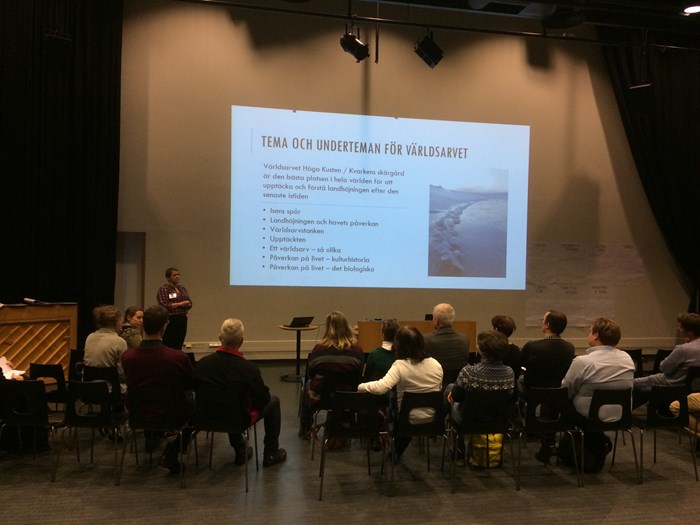 Presentation at workshop in Vasa 22 January 2019