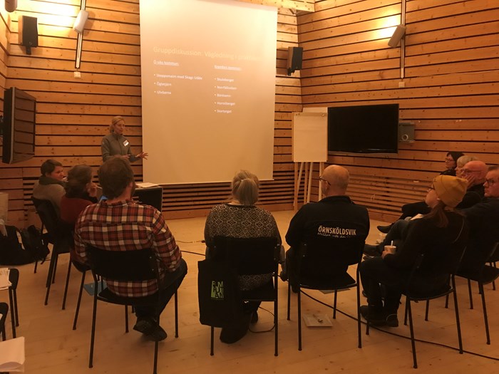 Presentation på workshop på naturum Höga kusten 24 januari 2019