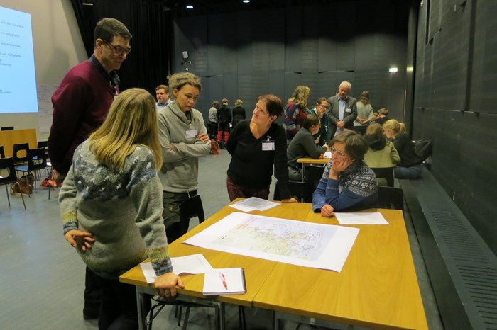 Gruppdiskussion på workshop i Vasa 22 januari 2019