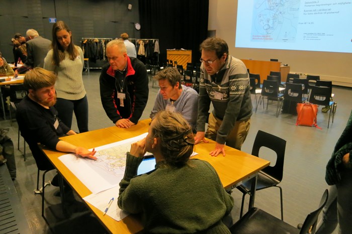 Gruppdiskussion på workshop i Vasa 22 januari 2019
