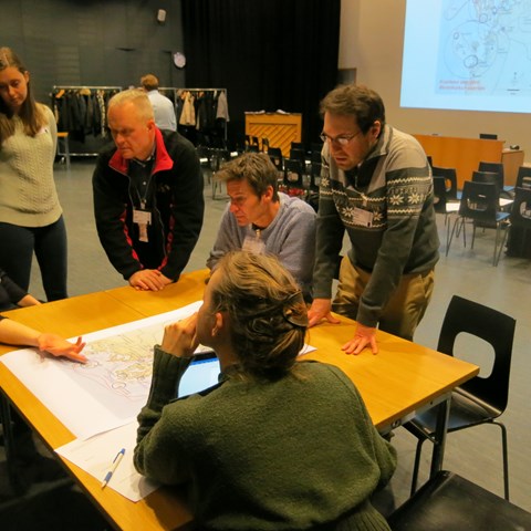 Group discussion at workshop in Vasa 22 January 2019