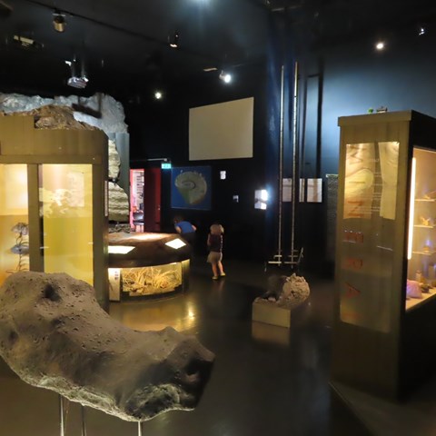 Utställning på Meteoritcentret i Tandsbyn