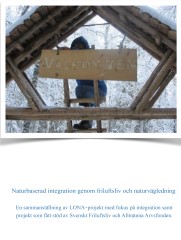 Omslag rapport naturbaserad integration och LONA