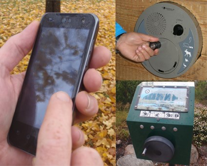 Vevlåda/u-turn och mobiltelefon