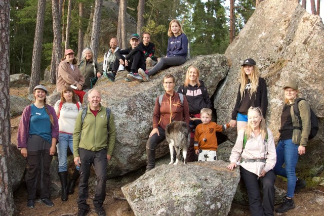 Deltagare på guidning