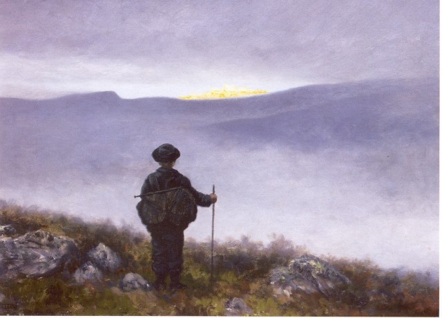 Soria Moria slott, målning av Theodor Kittelsen, 1900