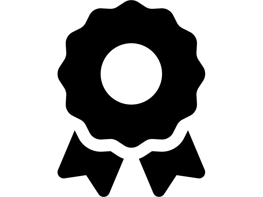 Prize ribbon. Illustration.