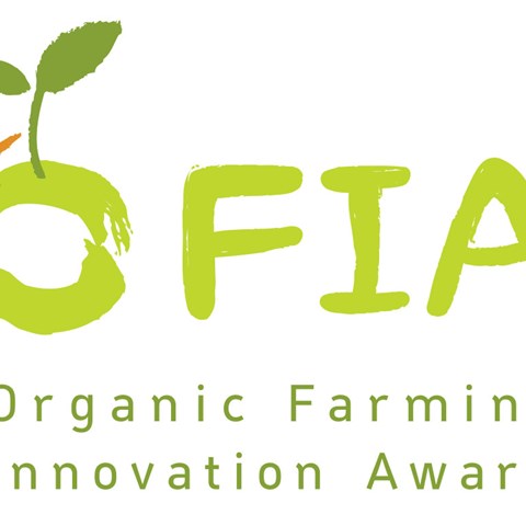 OIFA logotyp med texten "OFIA Organic Farming Innovation Award".