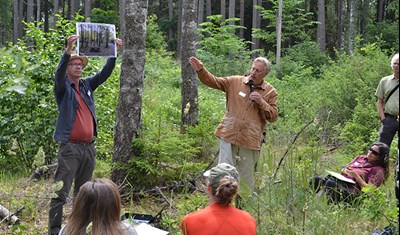 Presentation under Future Forests exkursion i Uppsala