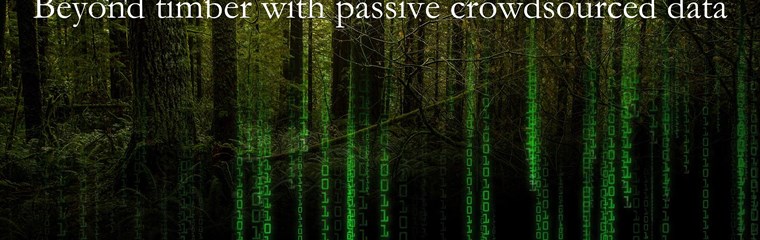 Beyond Timber with passive crowdsourced data