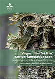 En framsida på rapport om samverkansprocesser i skogspolitiken