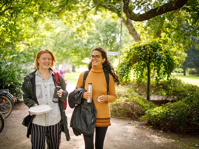 Students at Campus Alnarp.