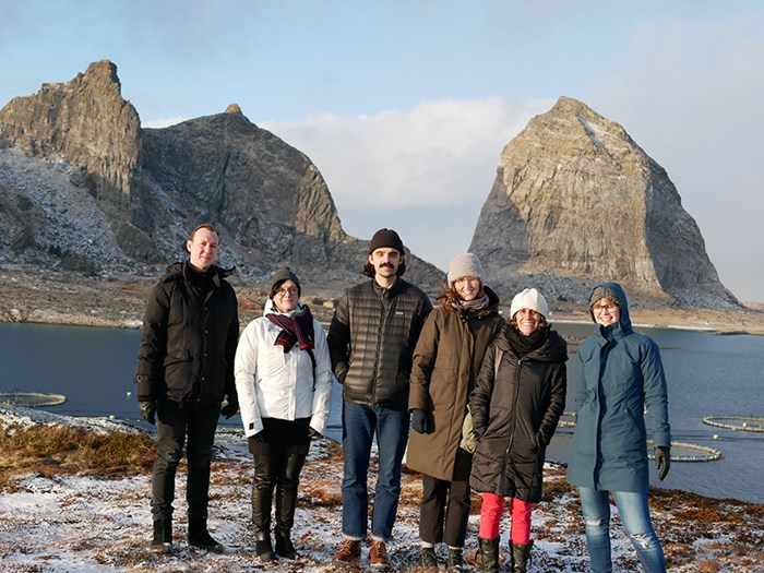 Participants at research retreat in Træna in February 2020.