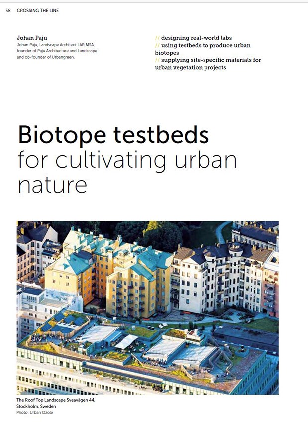 Front cover of Biotop testbeds for cultivating urban nature.