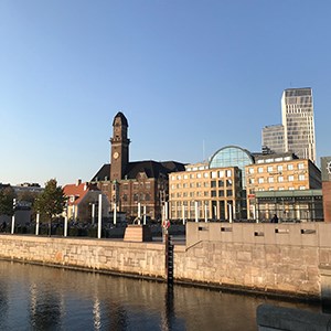 Silhouette of Malmö City.
