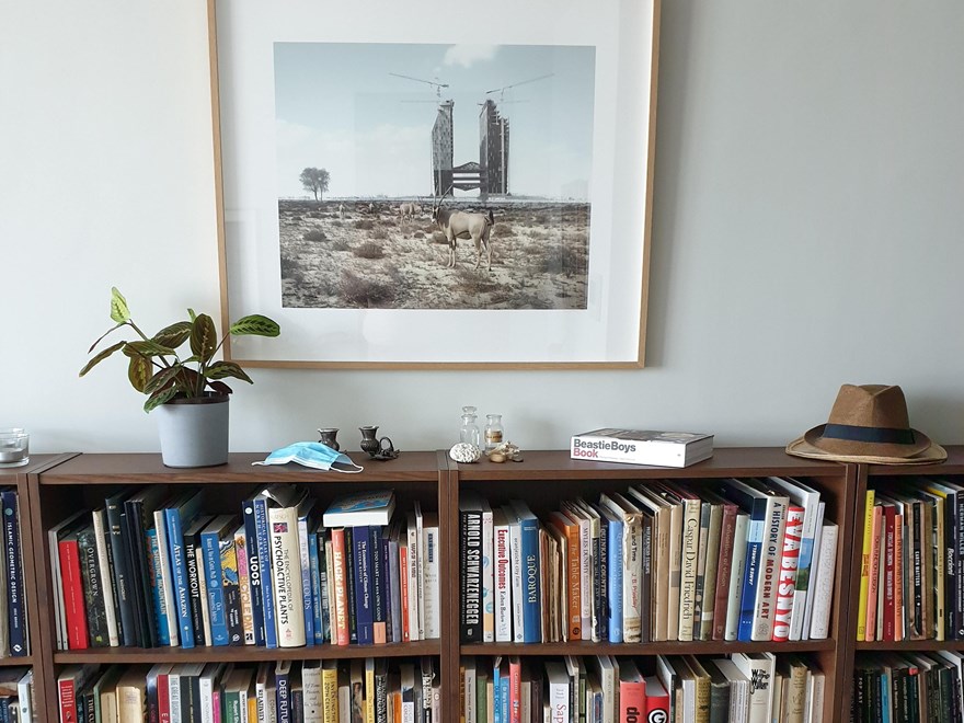 Plant, face-mask and photograph by Richard Allenby Pratt from his "Abandoned & Consumption" series 2014.