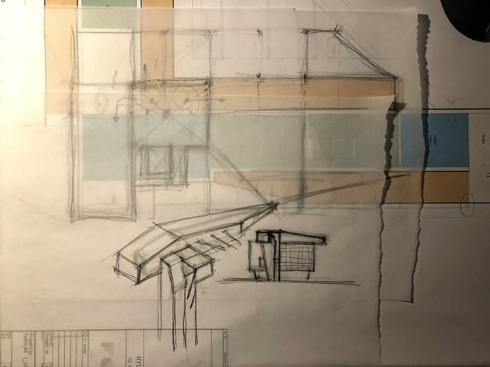 Architect drawings.
