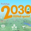 Logotyp för 2030 klimatspelet.