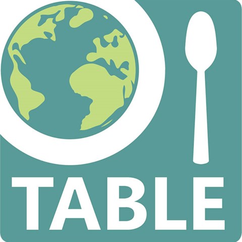 Table logo. Illustration.