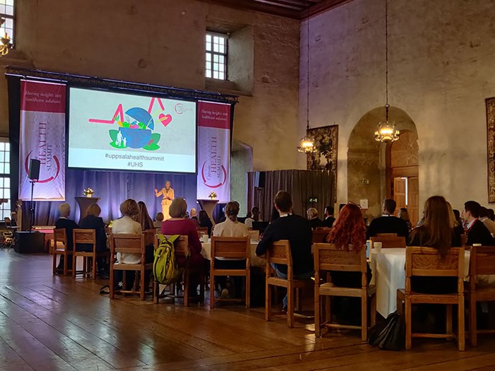 Plenary session at Uppsala castle. Photo.