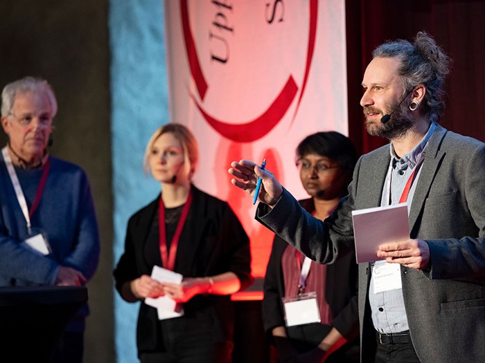 Speakers at Uppsala Health Summit. Photo.