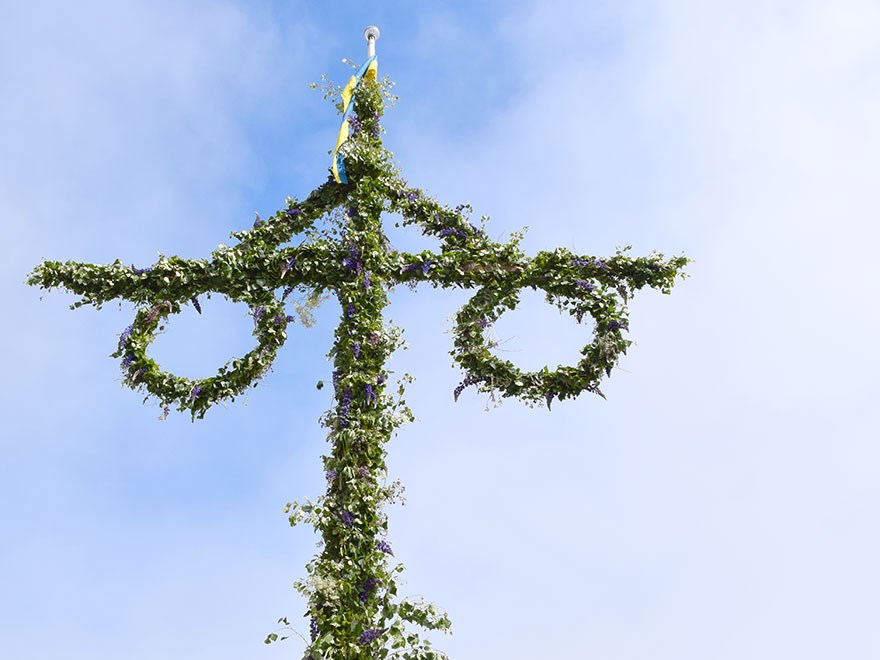 Midsommarstång, foto.