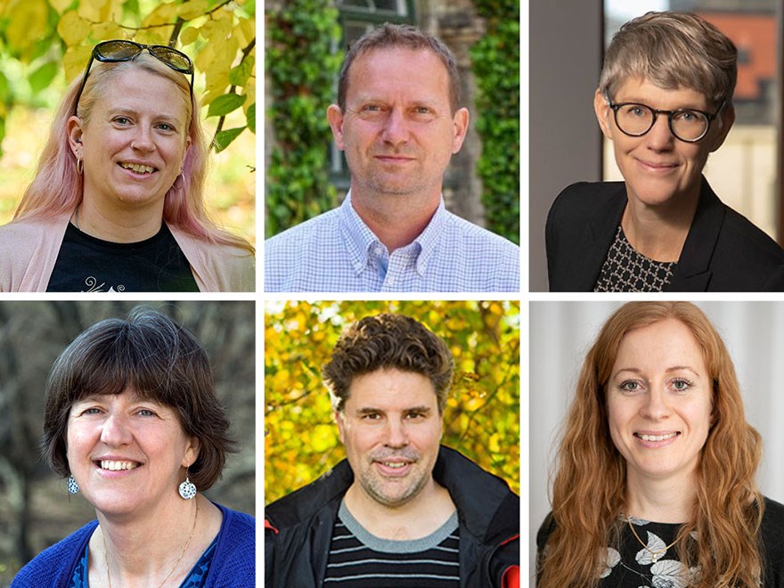 Six photos of speakers