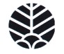 Grönt kulturarv svartvit logotyp utan text