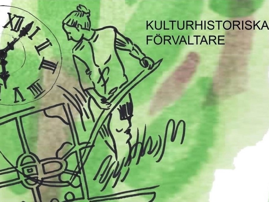 Illustration i färg som