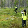 Skogsinventering, foto: Åke Bruhn