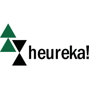 Heurekas logo, två träd och namnet