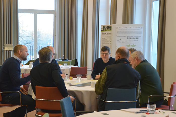 Group discussion at the second day of the conference. Photo.
