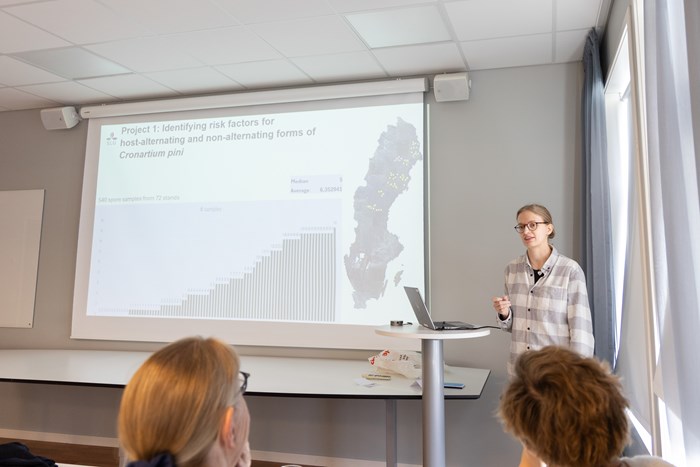 Doktorand presentation. Foto. 