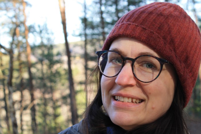 Porträtt av Helena Hallqvist. Foto. 